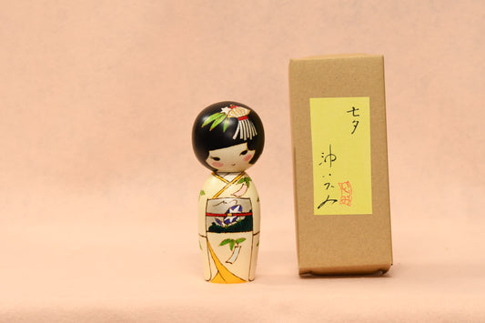 七夕　こけし/Kokeshi Doll