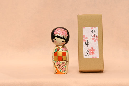 姫様　こけし/Kokeshi Doll